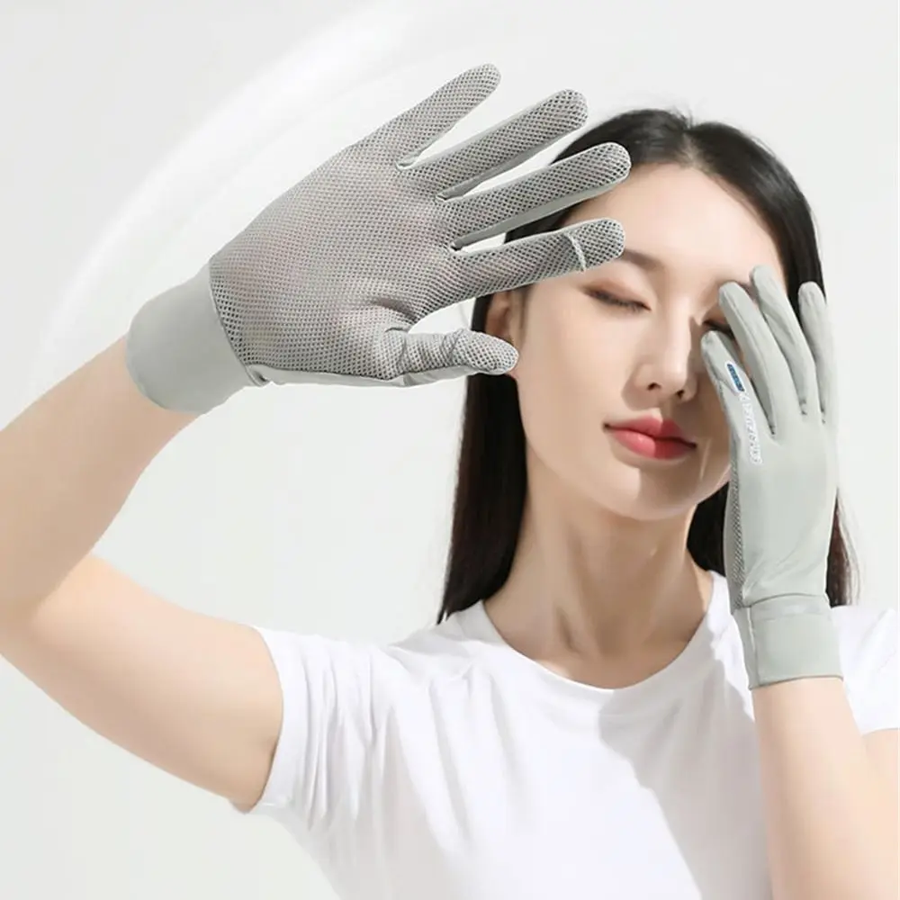 Guantes anti-UV finos de verano para pesca, protección solar helada - imagen 5
