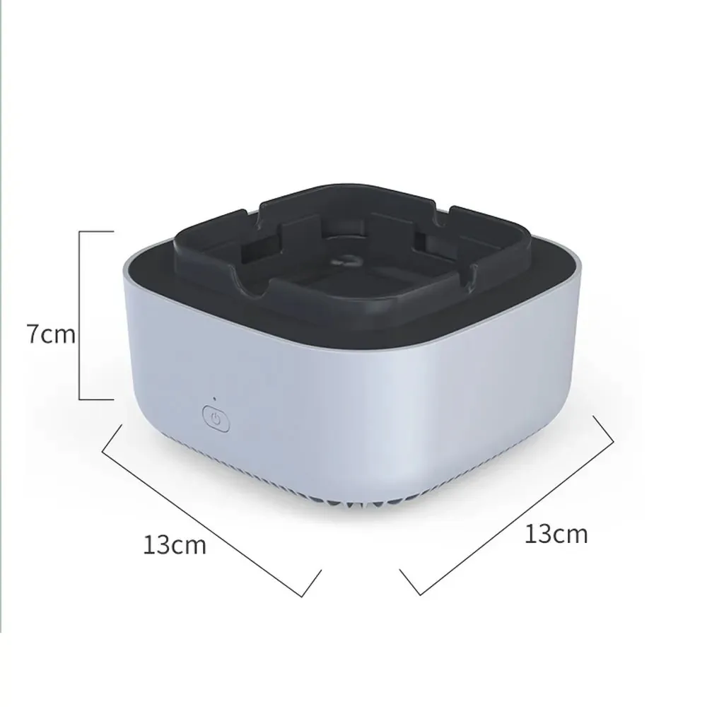 Electronic Ashtray for Filtering 360° Surround  Office Air Square Purifying Filter Ashtray Secondhand Smoke Filter for Home