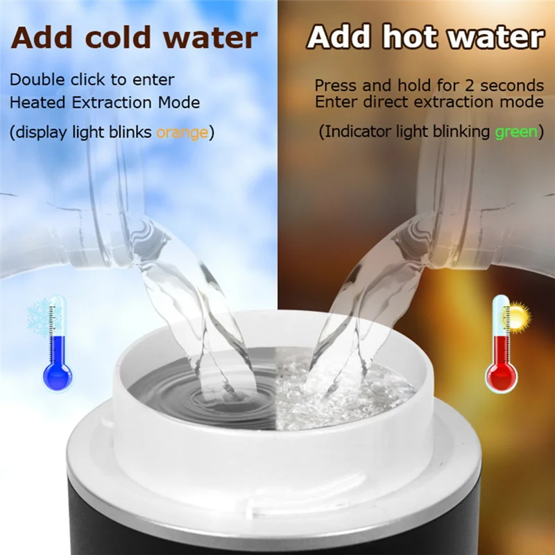 B01C-máquina de café expreso eléctrica portátil con bolsa de viaje, cafetera portátil para viaje, cafetera de coche con autocalentamiento