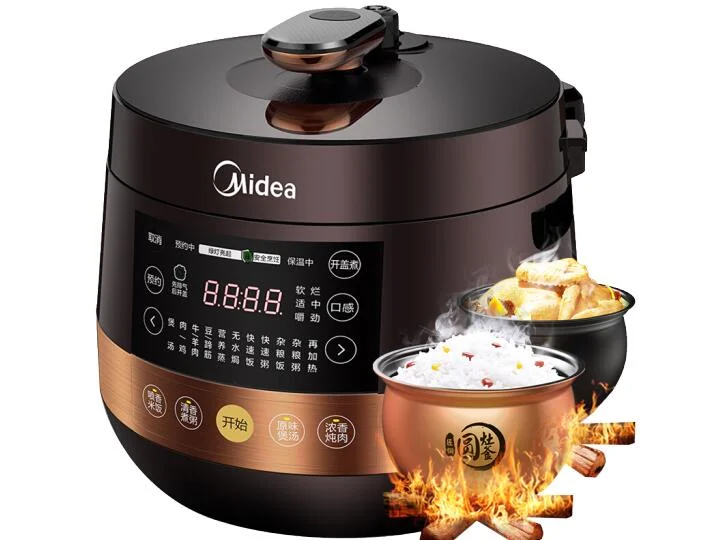 

Midea 50Easy203 household Smart Pressure Cooker 4.8L 24H Appointment Timing Rice Cooker Pressure AMideadjustable Non-stick