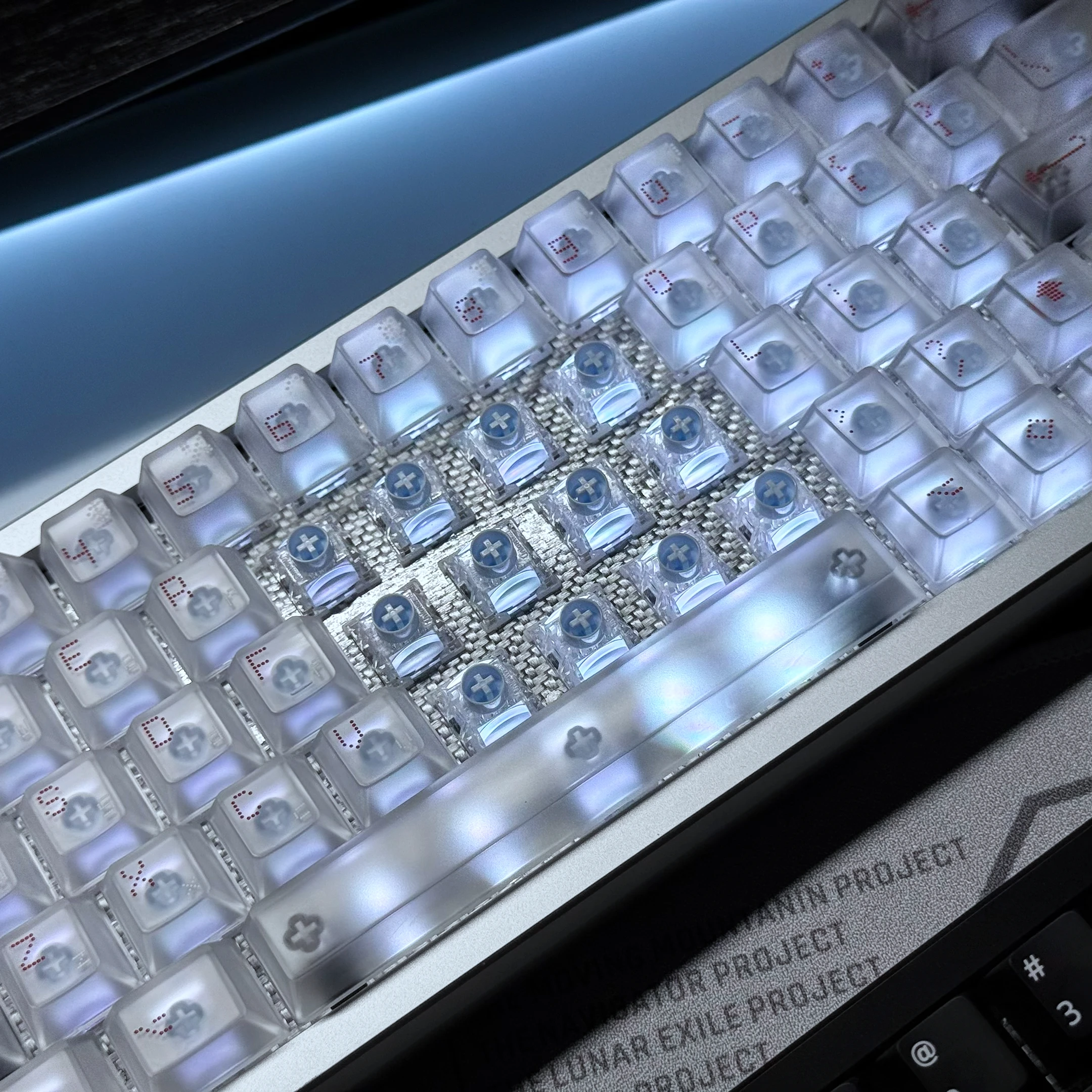 Everglide SU66 Magnetic Keyboard PCB 0.001 RT Total 174 RGB Leds