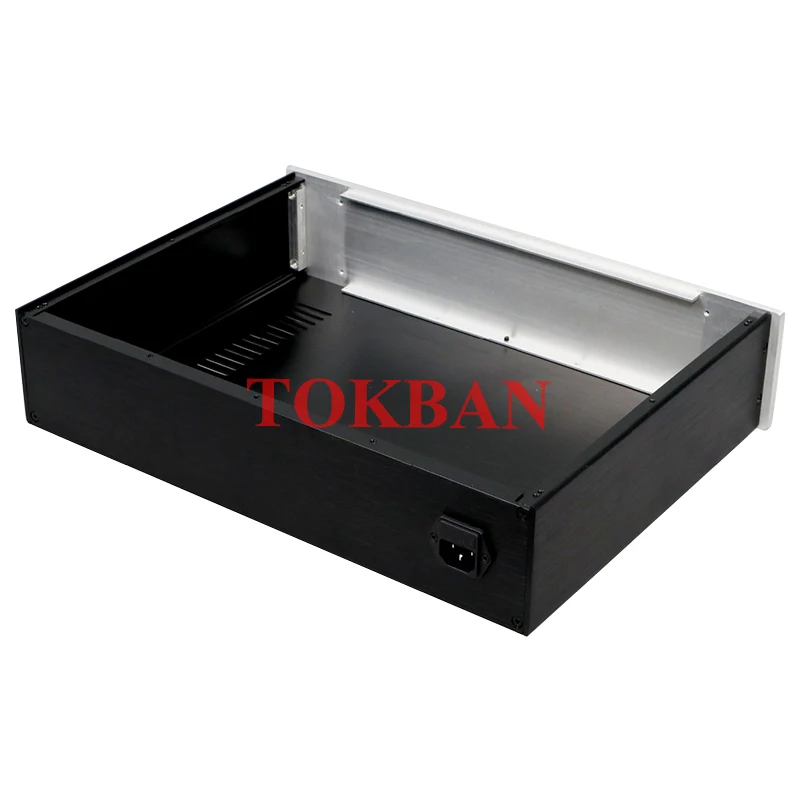 Tokban Audio 4309 431*92*308/358mm Tutto in alluminio Amplificatore di potenza Telaio Custodia FAI DA TE DAC Decoder HFI Preamplificatore Custodia Borsette