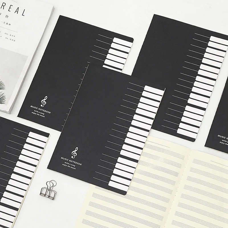 2X Five Lines Music Notes Notebook Music Tab Staff Stave Notebook