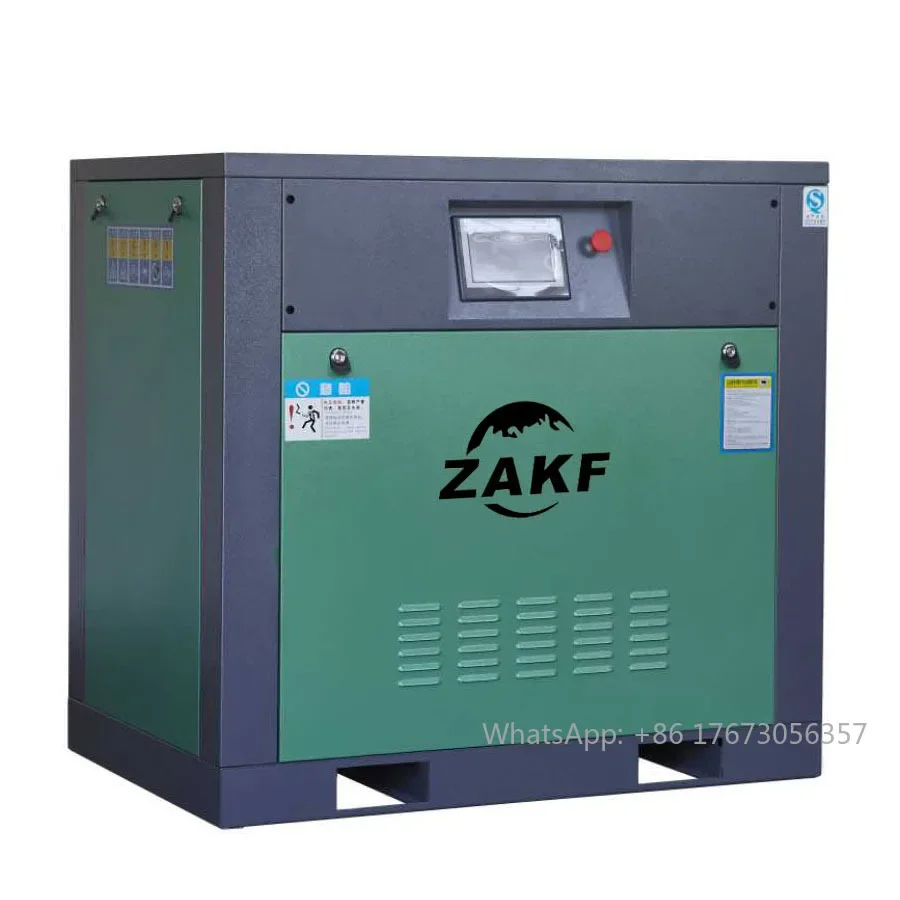 ZA-20 20HP 15KW 380V 50HZ 8Bar In Stock Inverter Screw Air Compressor Machines