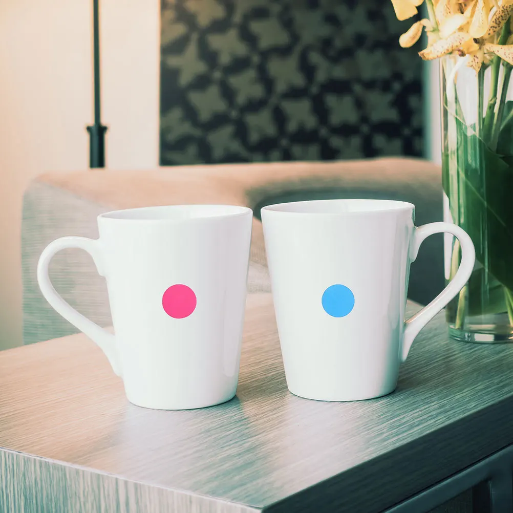 

10 Sheets Colorful Round Dot Stickers Easy Peel Stick for Office Home School Organization Marking Sorting Decor