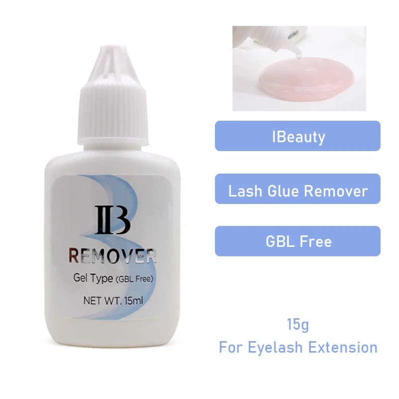 New IBeauty Glue Remover GBL Free IB Eyelash Extension Glue 15ml Gel Type Debonder Original Korea Removal Adhesive Hardener