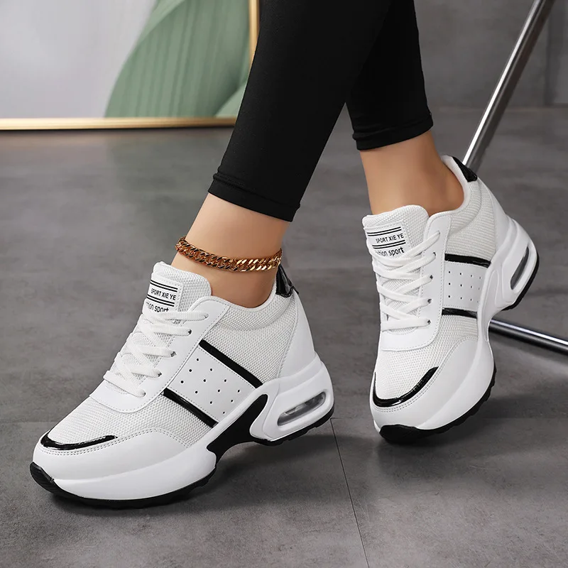 

Осенние новые старые туфли больших размеров. Весенние женские маффины на толстой подошве. Дышащая спортивная женская обувь для отдыха.