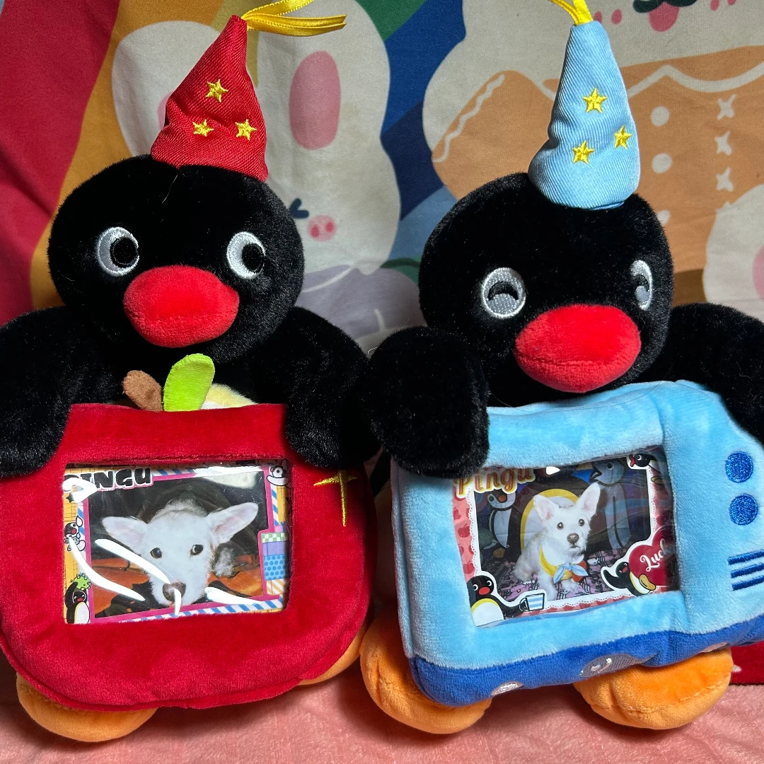 

Pingu 45th Anniversary Plush Penguin Doll Cute Toy Collectible Figure Frame Decoration Soft Stuffed Animal Ornaments Gift