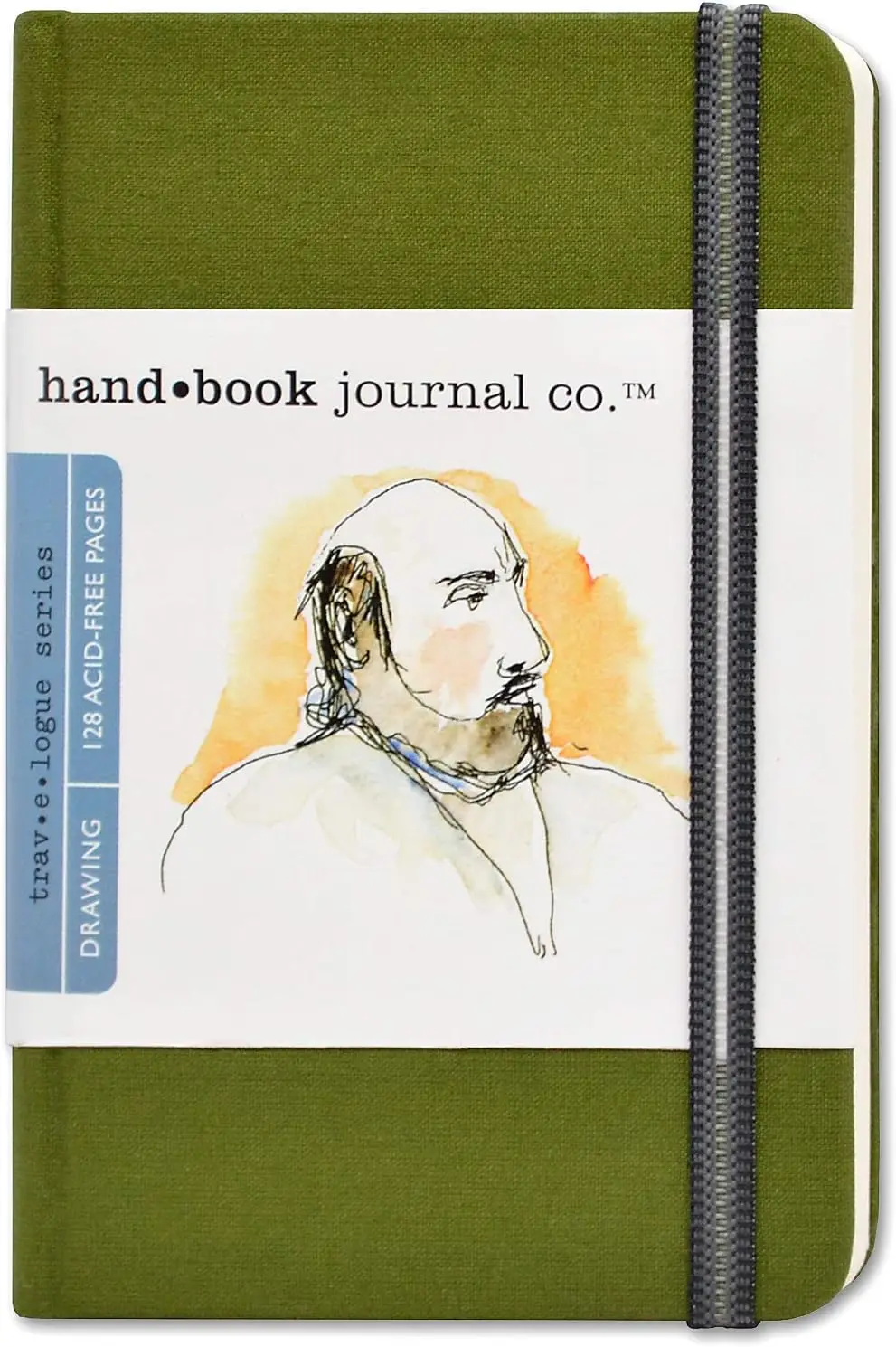 

Pocket Portrait Sketchbook 5.5x3.5 Artist Journal with 128 Sheets Buff Drawing Paper