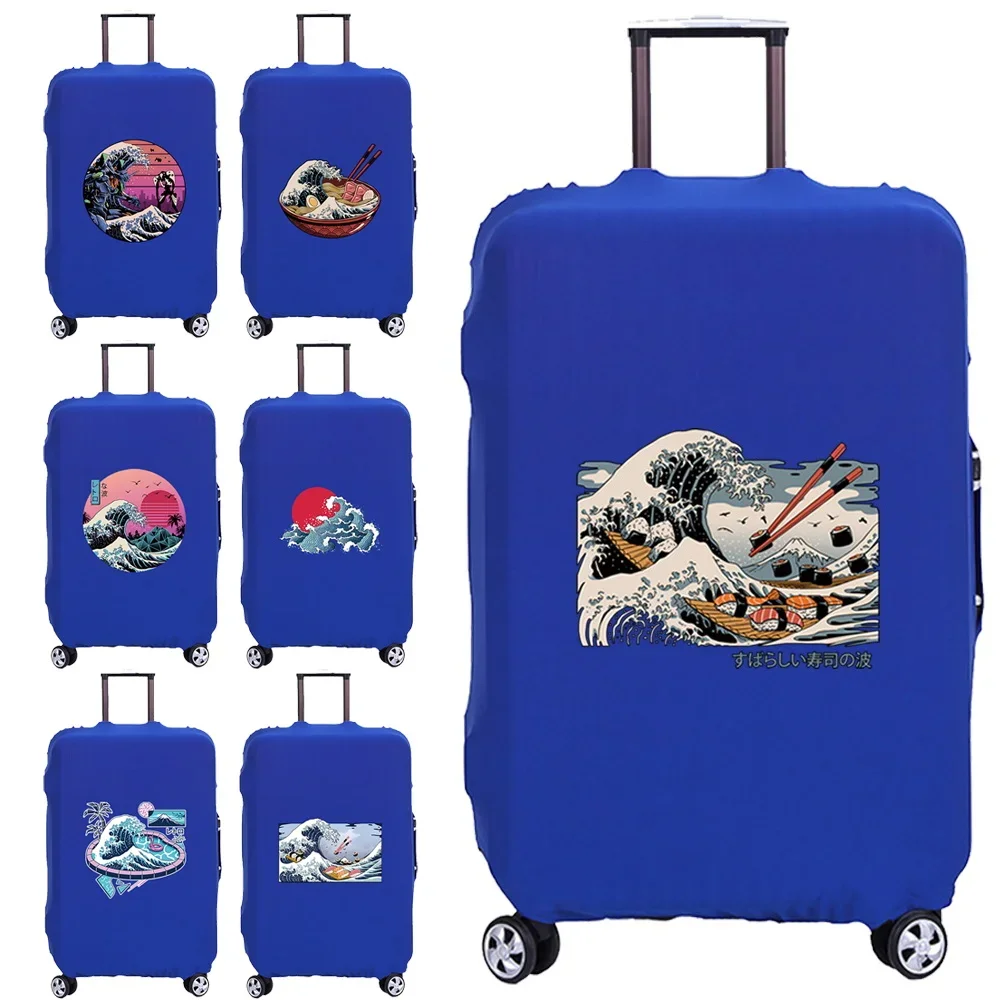 

Luggage Travel Suitcase Cover Print for 18-32 Inch Holiday Traveling Essentials Accessories Elasticity Trolley Protective Case