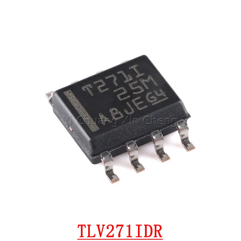 10Pieces TLV271IDR SOP-8 MARKING;T271I Operational Amplifiers - Op Amps Single 16V, 3MHz, 550-uA/ch