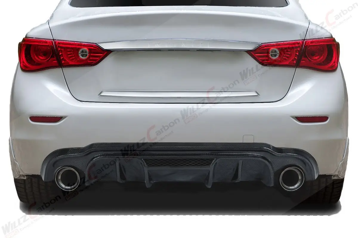 For Nissan Infiniti Q50 2014-2017 Years Carbon Fiber Rear Lip Car Bodykit Modification