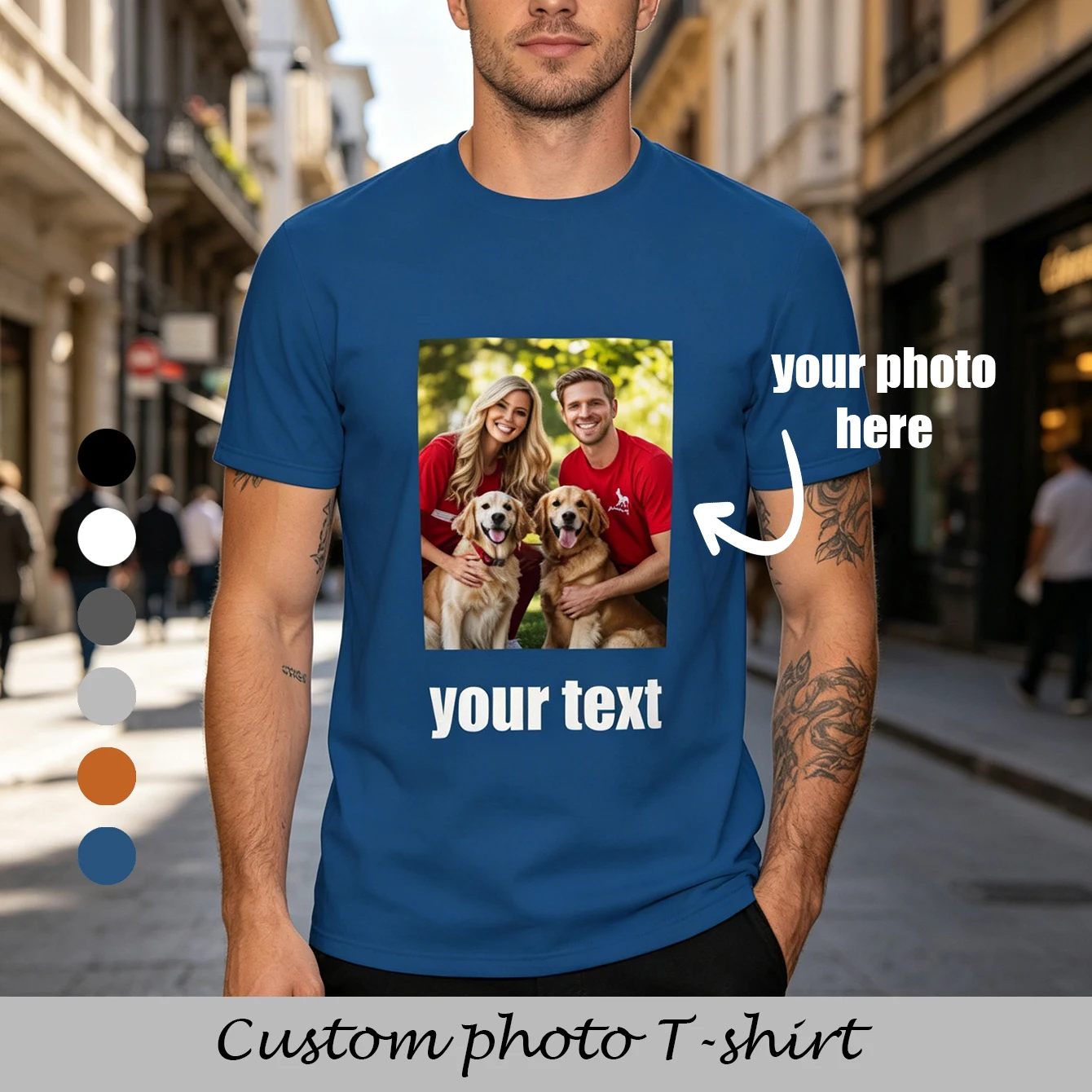 

Custom T-shirt, custom T-shirt, inspirational T-shirt, custom T-shirt, inspirational text, custom text and photo T-shirt