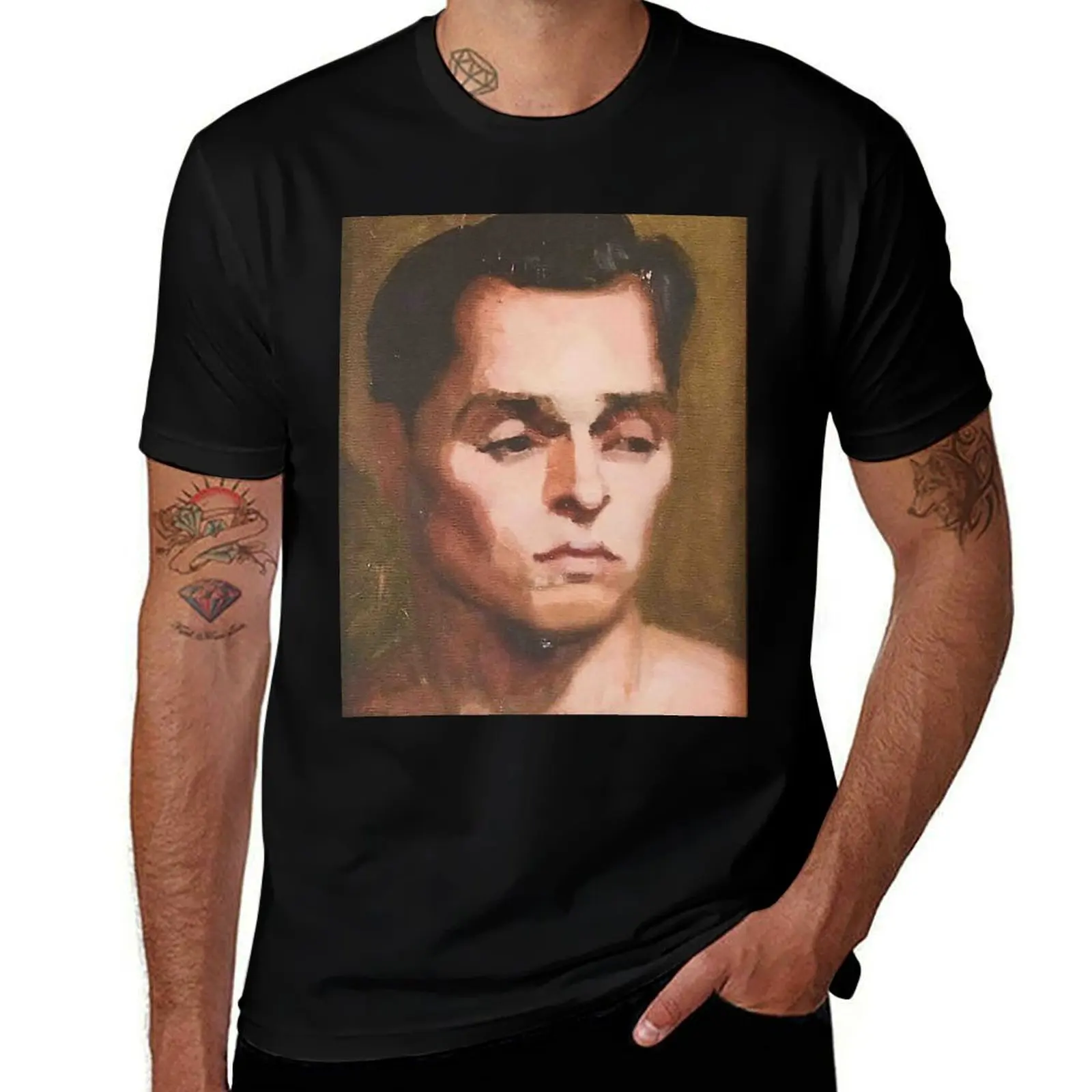 

Portrait Will & Grace Print T-Shirt cotton graphic tees korean fashion funny shirt cotton mens clothes