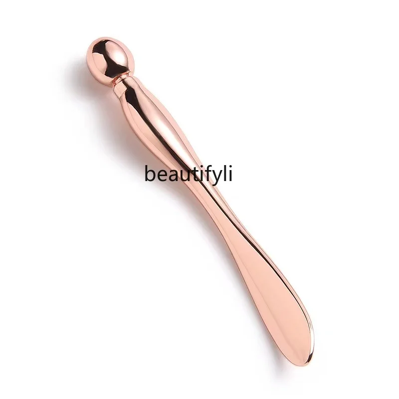 

zq Eye Cream Face Cream Multi-Purpose Scoop Applicator Eye Massage Stick Metal Dig Stick Large