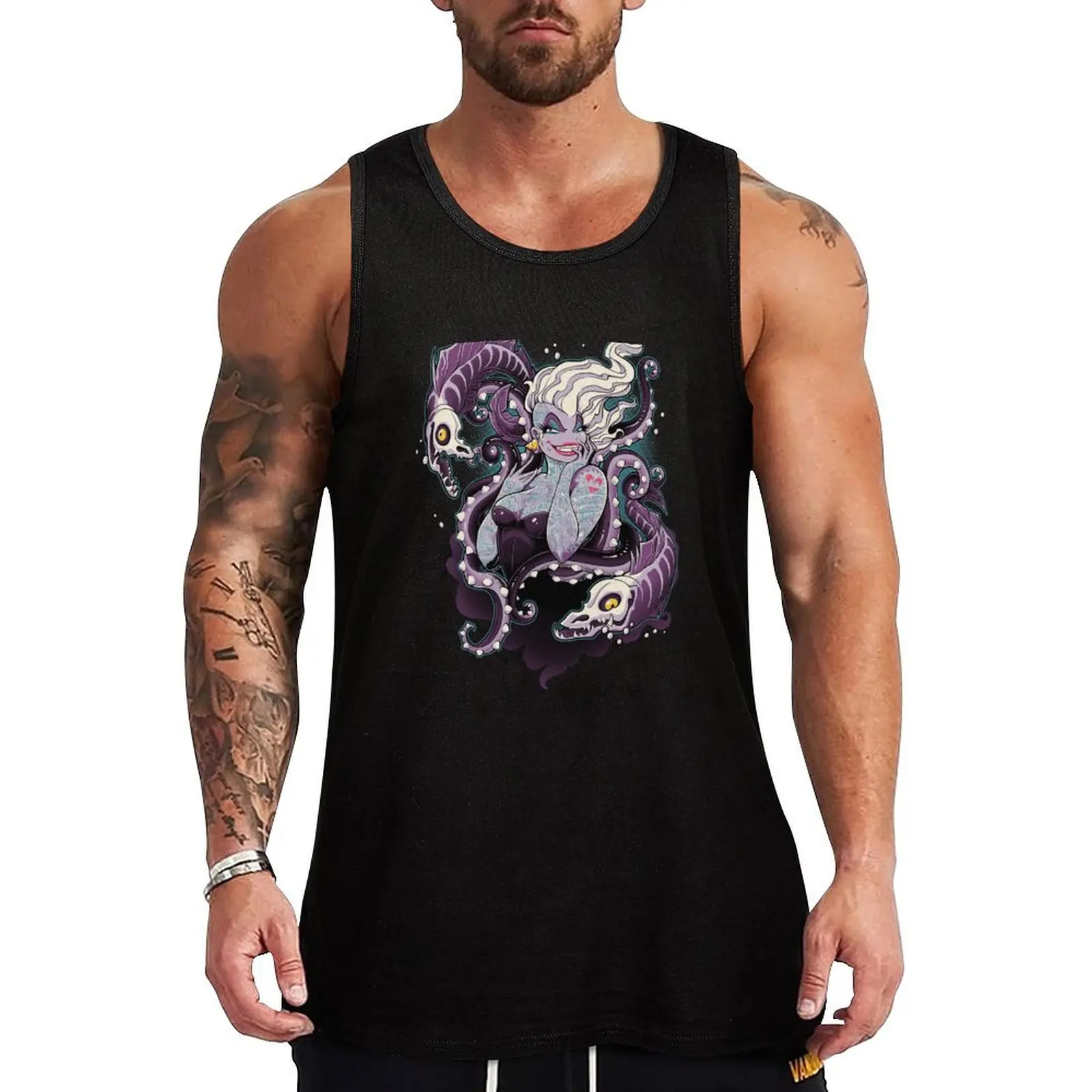 Body Language Tank Top Men gym sportswear T-shirt male anime