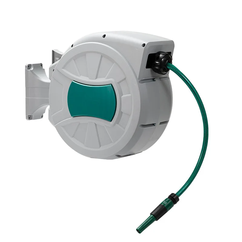

2025High Quality PVC Automatic Rewind Garden Watering Hose Reel Wall-mounted Garden Hose for Irrigation