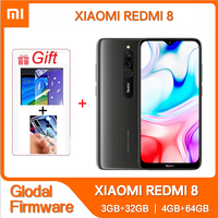 Original Xiaomi Redmi 8 4GB 64GB Smartphone 4700 mAh Dual SIM 6.22'' 12MP+2MP+8MP Snapdragon 439 Octa-Core 4G LTE Mobile Phone