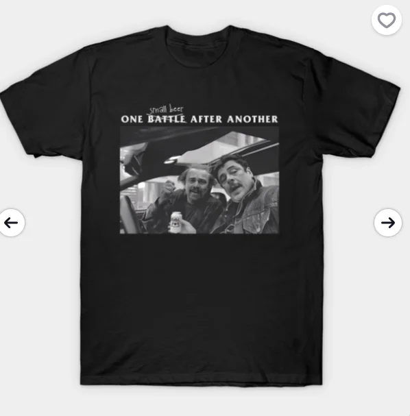 تي شيرت نسائي One Small Beer After Another - الميمات الكوميدية وفيلم معركة واحدة بعد تي شيرت آخر