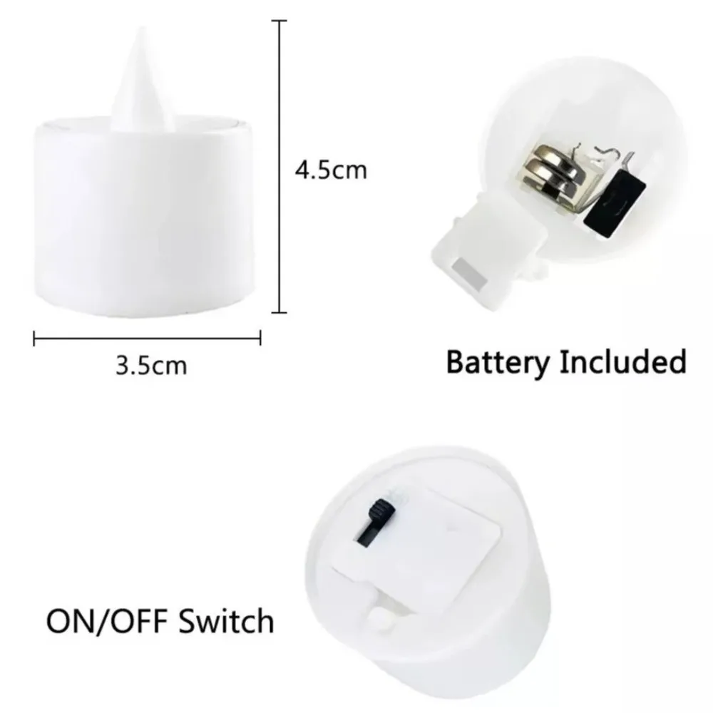 Tragbare Weihnachtssimulationskerze, LED-Layout, Requisiten, Kerzen, flammenlose Weihnachtsdekorationen, elektronisches Kerzenlicht