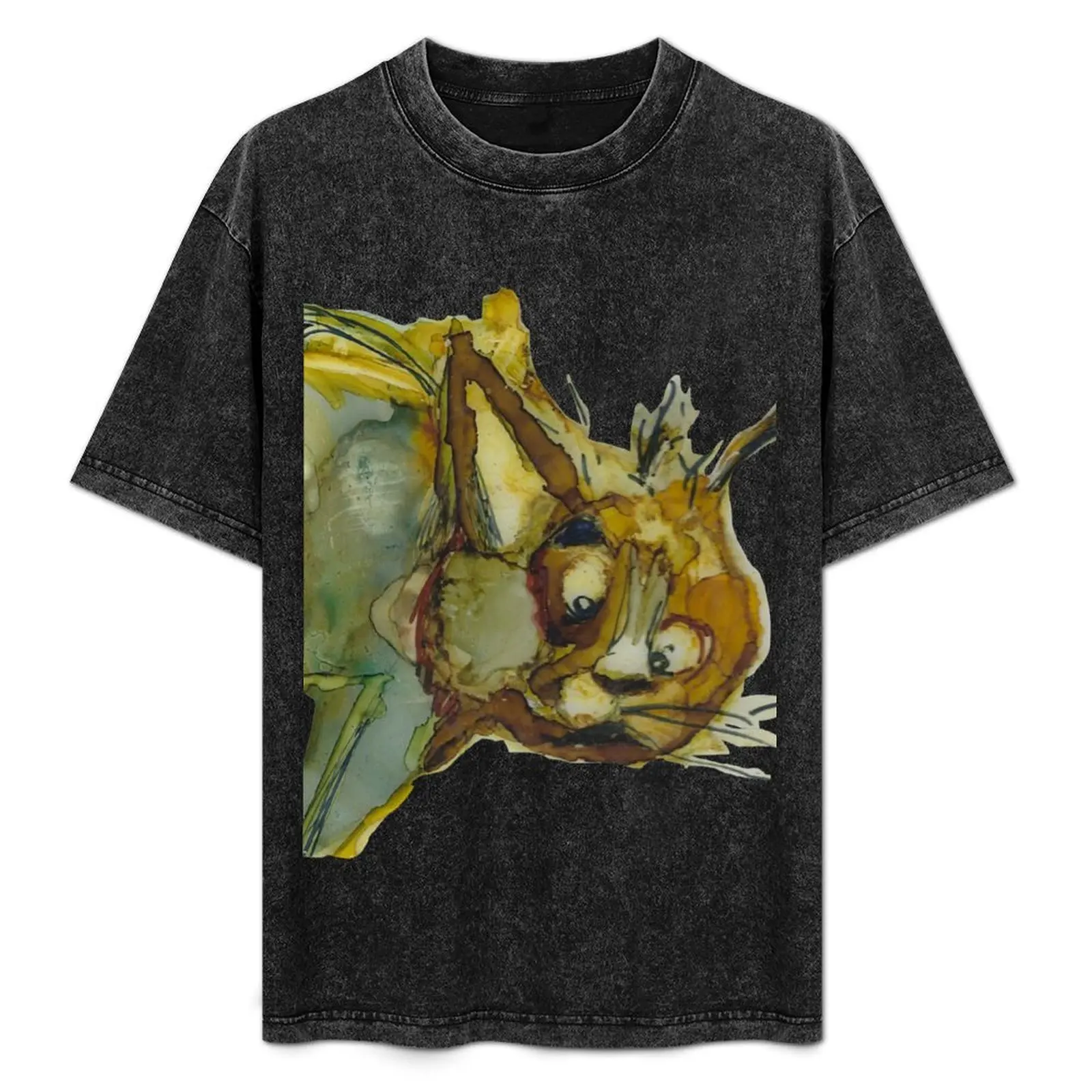 

Oscar the Cat T-Shirt Abstract Pattern Print Top
