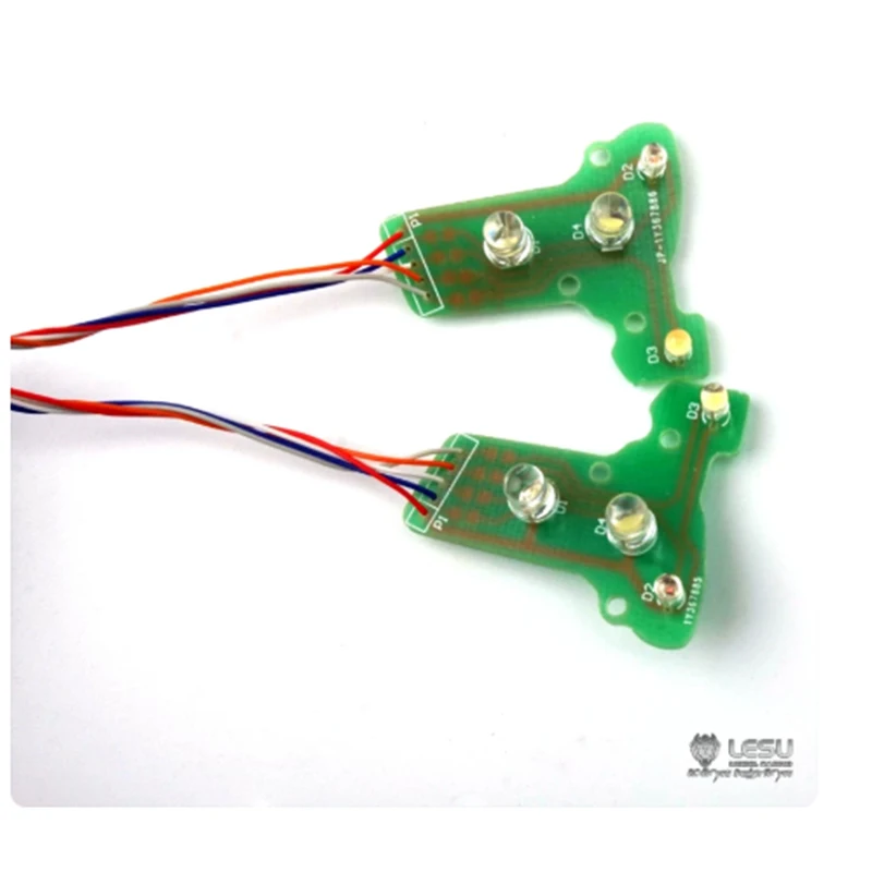 RC 1/14 LED-Scheinwerfer Leiterplatte für Struktur-Bagger, Lader, Muldenkipper für SCANIA MAN Tripper DIY-Teile – Detail 3