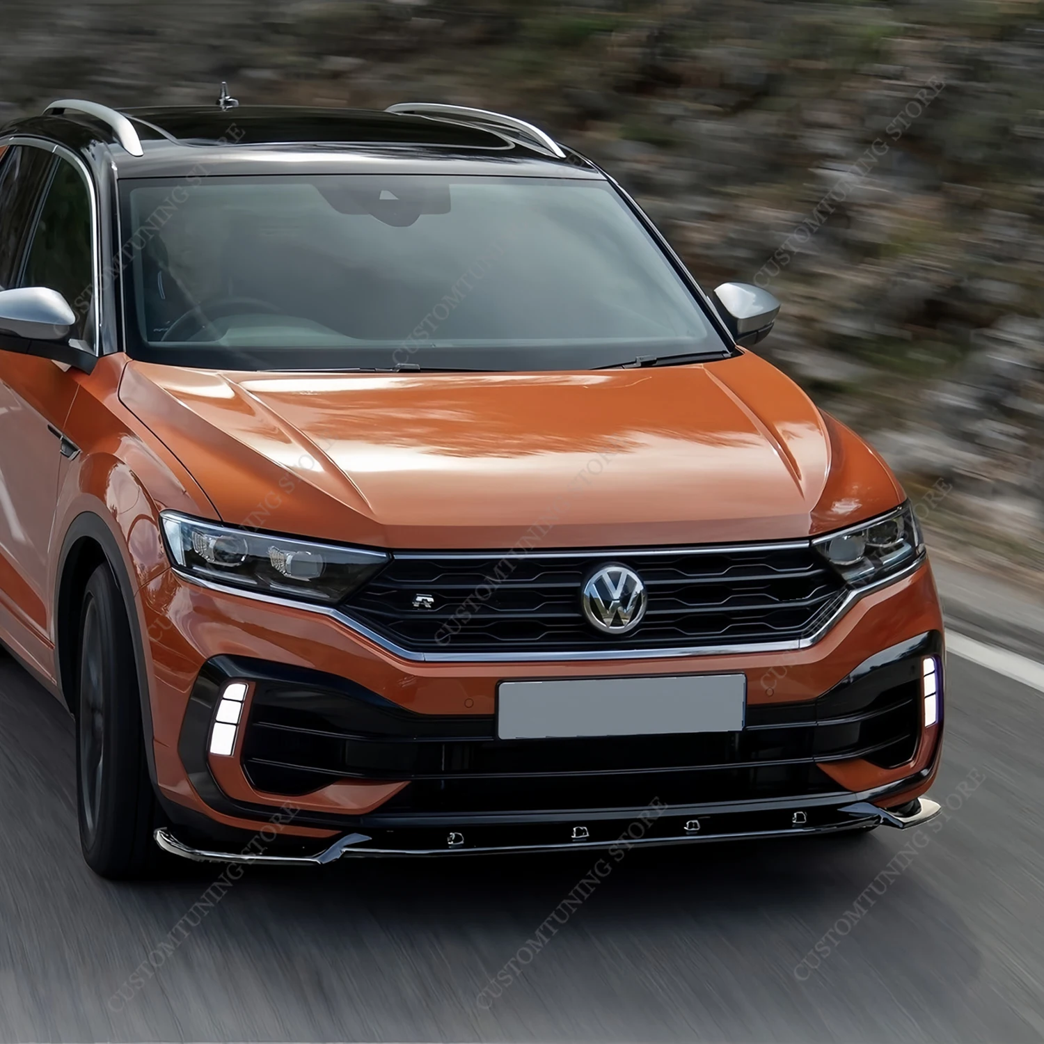 

Для VW T-Roc Standard/R передний бампер, спойлер, разделитель, диффузор, модернизация T-ROC 2019-2021, комплекты кузова для предварительной подтяжки, тюнинг