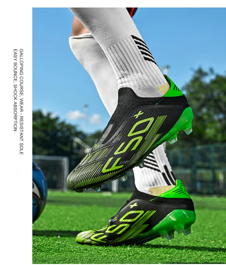 Neue Herren-Fußballschuhe Rutschfeste Sneakers Trainingsschuhe Bestseller Fußballstiefel Leichte Hochwertige Rasenplatzschuhe Mittelhohe Outdoor-Schuhe – Detail 8