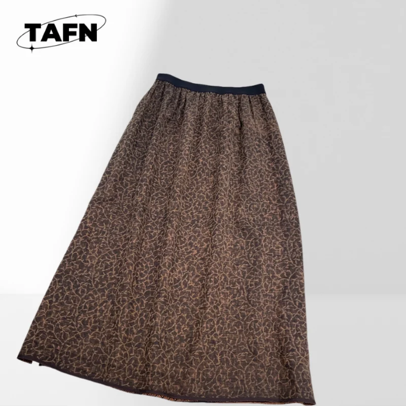 

Lightweight A-Line Skirt for Women Solid Color High Waist Midi Soft Summer Midi Skirt for Women High Comfy A-Line DesignAH1634