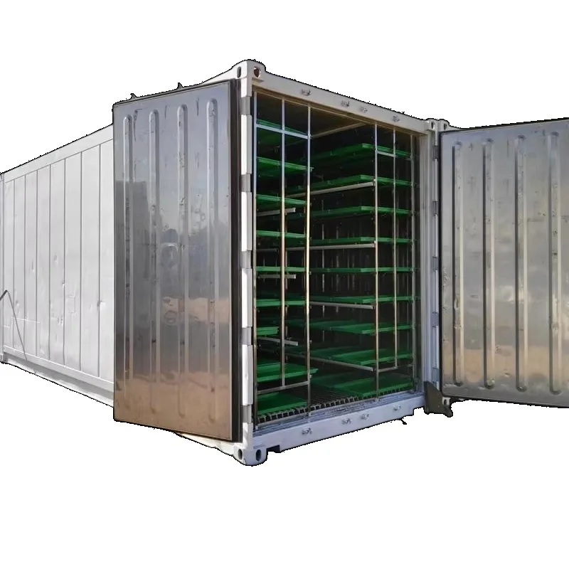 Automatic Hydroponic Fodder Growing & Seeds Sprouting Machine Industrial Bean Product Processing Machinery