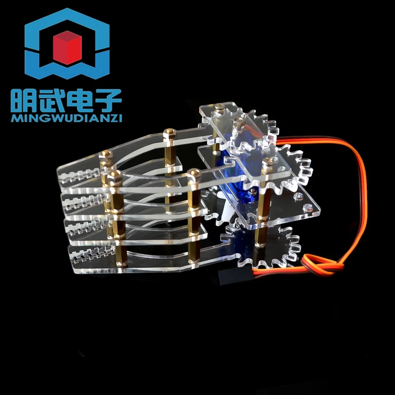 Steering Gear Claw 9g Steering Gear Acrylic Manipulator No. 51 Robot Symmetrical Gripper Gripper