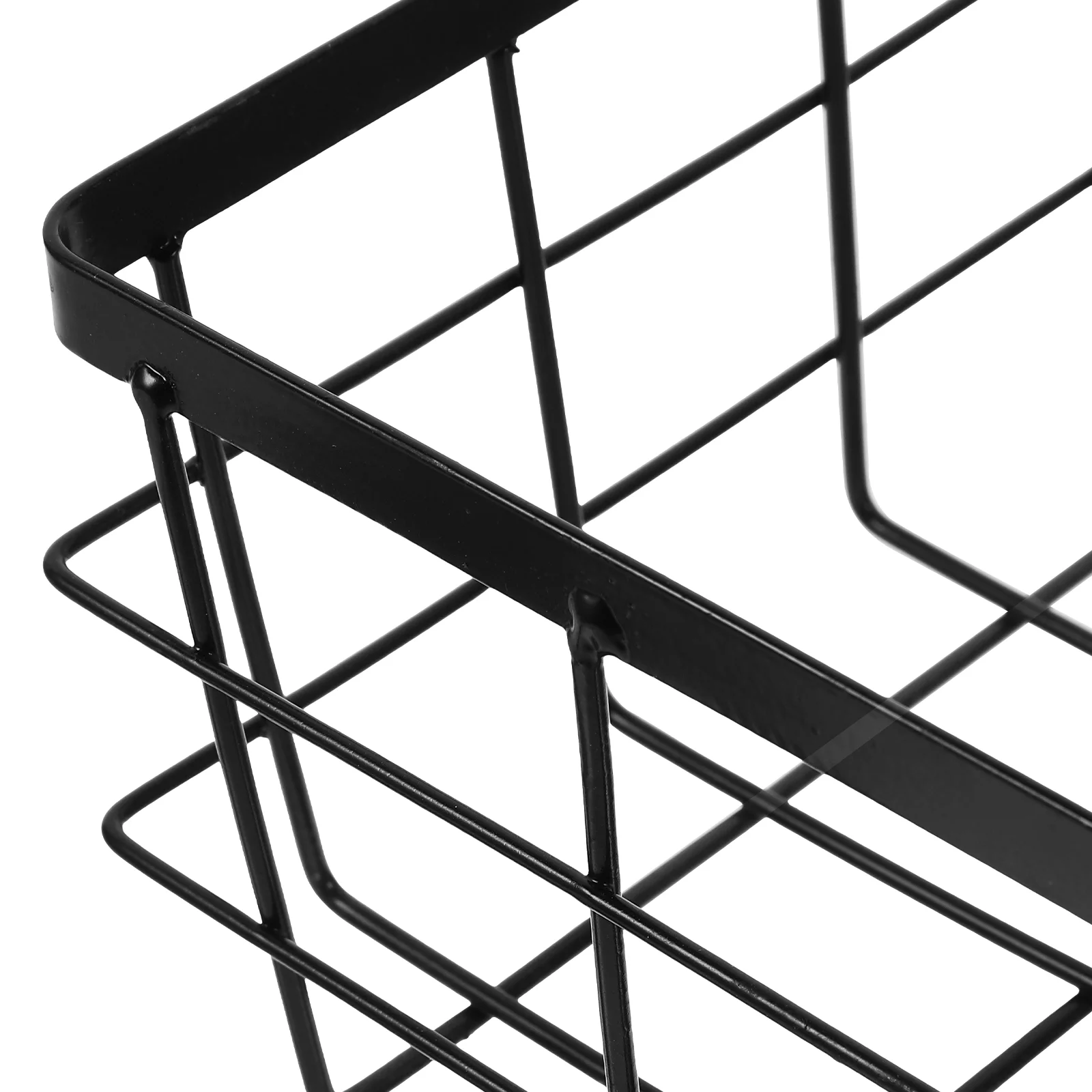 Metal Storage Basket Bathroom Rack Wall Mounted Shelf Shower Wrought Iron Sundries