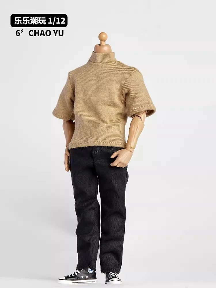 الحلزون في المخزون 1/12 الجندي الترفيه جيوب متعددة سترة تي شيرت مستقيم الساق الجينز صالح 6 ''عمل الشكل الجسم دمية