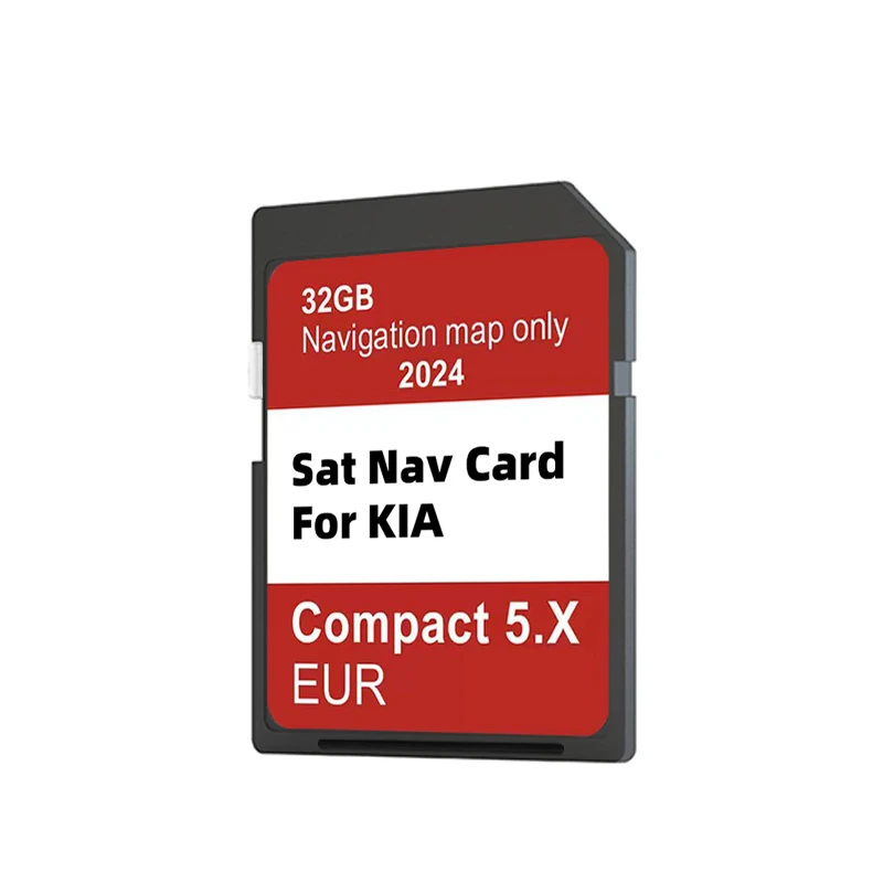 SD Card Navigation GEN5 Compact 5.X for KIA Carens/Ceed/Niro/Optima/Picanto/Rio/Soul/Sportage/Stonic Car GPS EU Map 2024 Version