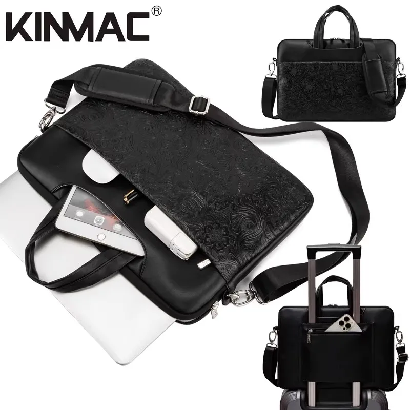 

Brand Laptop Bag 13,14,15.6,16 Inch,Lady Man Women Shoulder Messenger Cashew Case For MacBook Air Pro Notebook Computer PC