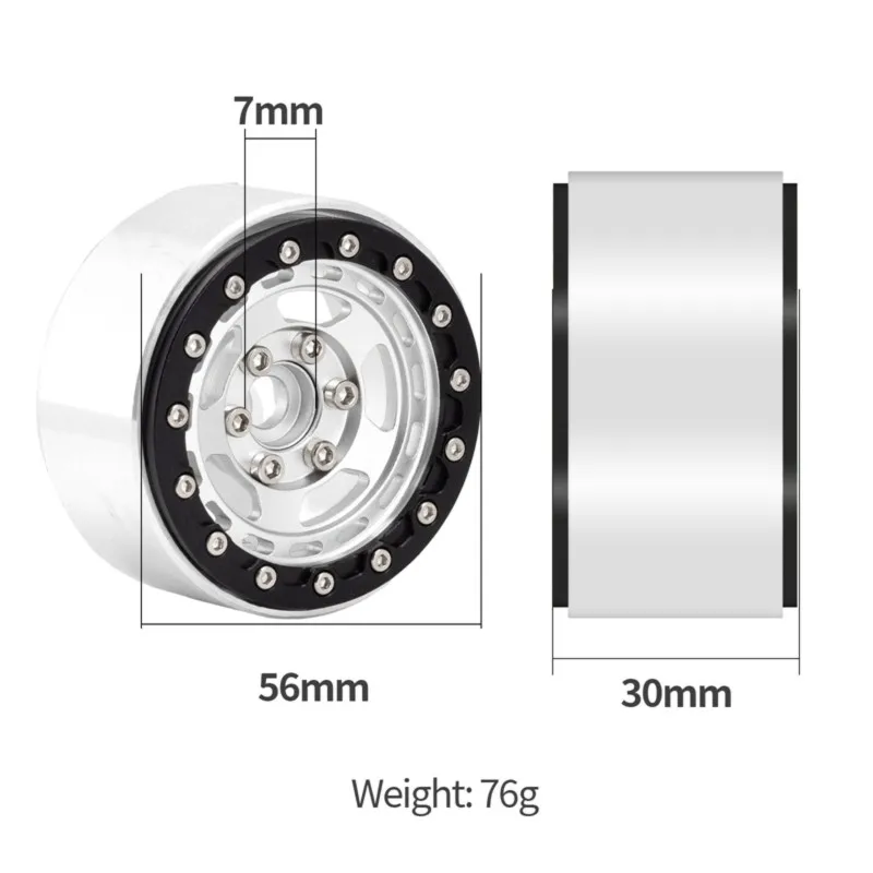 

Комплект колесных дисков 1.9 дюйма для радиоуправляемых машин 1/10 TRX4 SCX10 Axial YK 4102 D90, аксессуары для тюнинга радиоуправляемых машин - Y44A