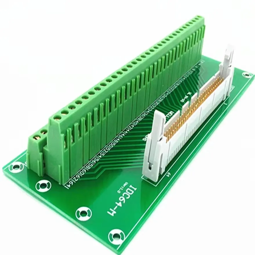 IDC64 male terminal block, terminal block, connector