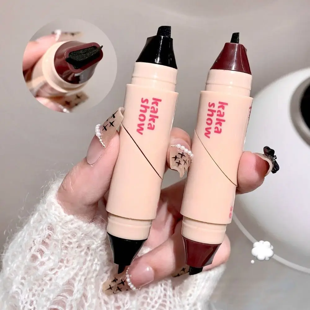 Neuer wasserdichter Eyeliner-Stempel, schnell trocknend, faltbar, Eyeliner-Stempel, drehbar, einfach zu bedienender Eyeliner-Stempelstift