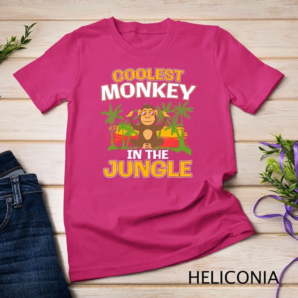 เสื้อยืด unisex Monkey In The Jungle I KID Meme เสื้อยืด