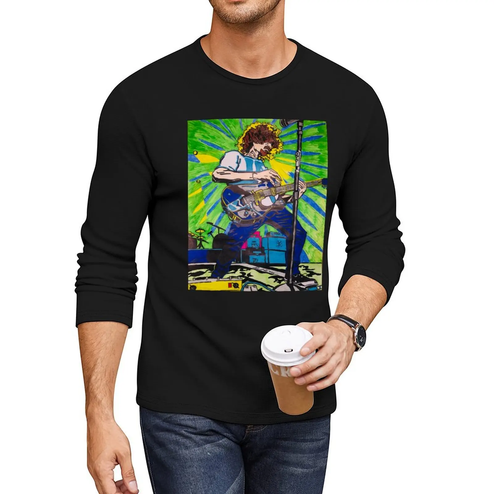 

Sketch of Chris Cornell Long T-Shirt tops cute clothes mens t shirts pack