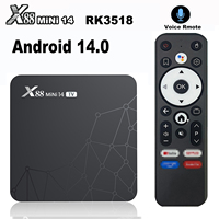 X88 MINI Android 14 TV Box RK3518 ROM 8GB 16GB WIFI6 BT