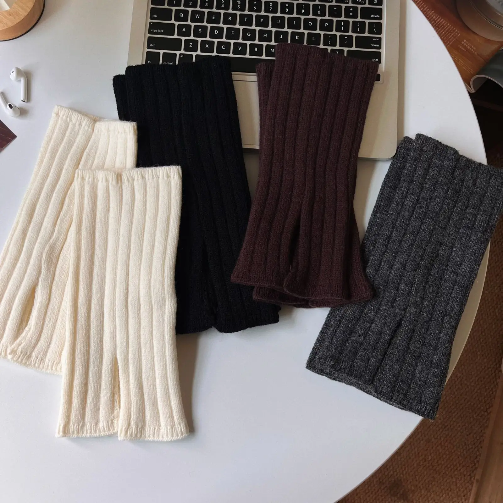 الخريف الشتاء محبوك الدافئة تدفئة الساق غطاء للقدم الدافئة منتصف العجل الجوارب لوليتا الحلو الفتيات جوارب السيقان النساء جوارب الراحة المنزلية #2