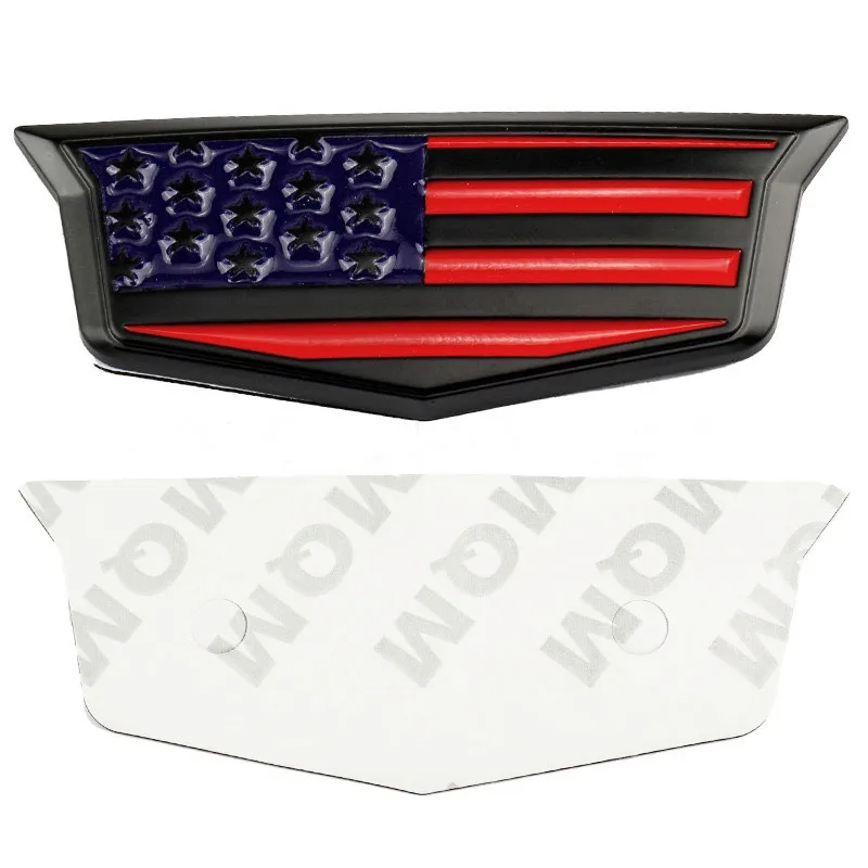 

Metal Car Sticker American Flag Motorcycle Badge Auto Accessory Durable Auto Decal Universal Car Sticker Accessories 1pcs 2pcs