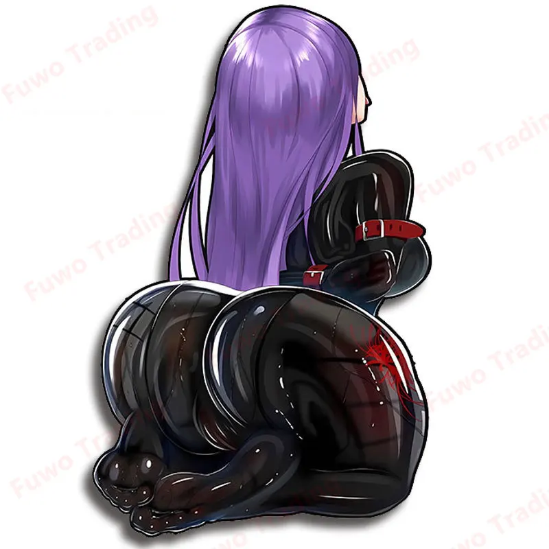 Best-selling Girl Agent Car Stickers Sexy Tight Fitting Clothing Anime Decal Binding Waterproof Motorcycle Decals