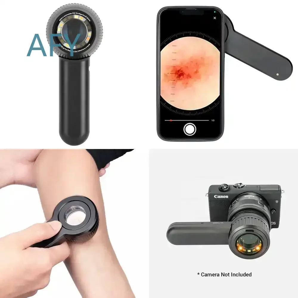 IBOOLO DE-3100 for Dermatoscope for Skin Analysis for Dermatology for Telemedicine for USB Microscope for Handheld Microscope