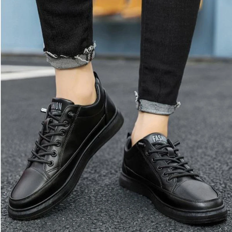 Casual Sneaker Men Shoes Solid Sneakers Luxury Lace-Up Designer Men's Breathable Original Fashion Autumn Basketball Man New 2023