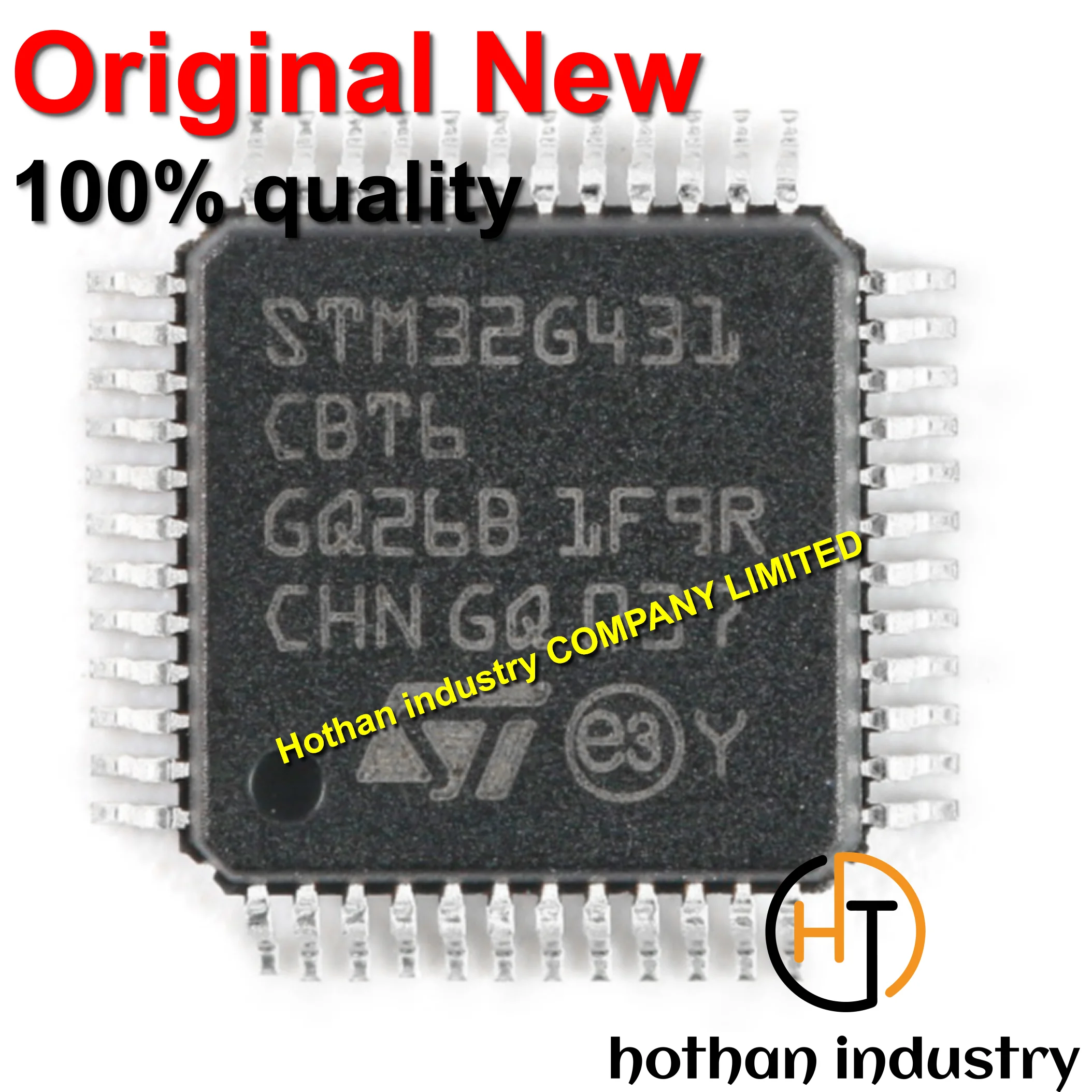 [1PCS]2023+ 100% New original STM32G431CBT6 STM 32G 431 CBT6  STM32G 431CBT6 LQFP-48 ARM Cortex-M4 32-bit microcontroller