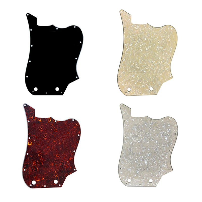 Fei Man - US FD Bass VI Guitar Pickguard,Custom Parts,Scratch Plate, Blank With Guitar Bridge,Multi Color Choice, Flame Pattern