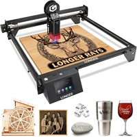Official Longer RAY5 5W Laser Engraving and Cutting Machine,  3.5 inch Touch Screen, Support Offline Engraving and APP Control