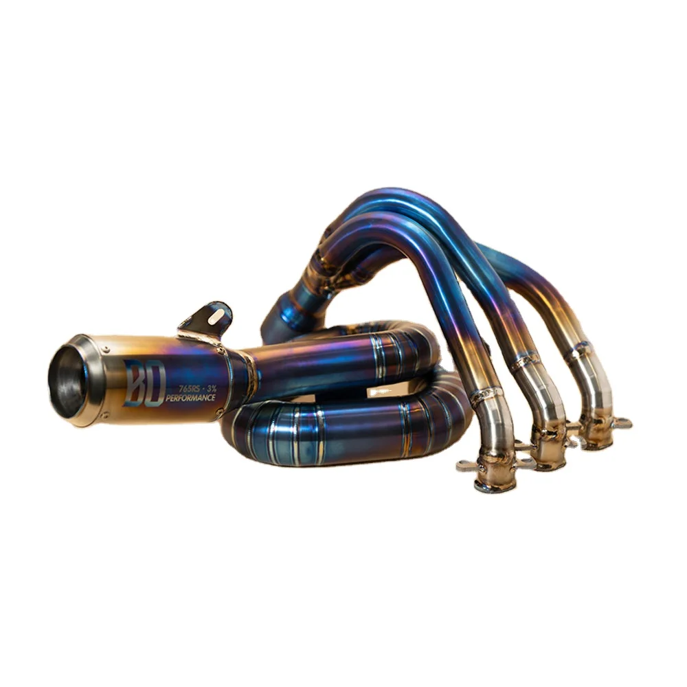 For  Triumph 765RS Titanium Alloyt Exhaust